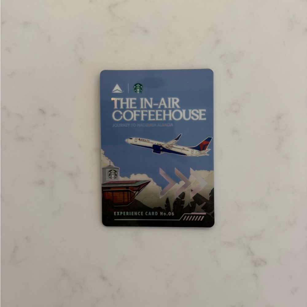 Delta In-Air Coffeehouse Experience Trading Card - Picture 5 of 5